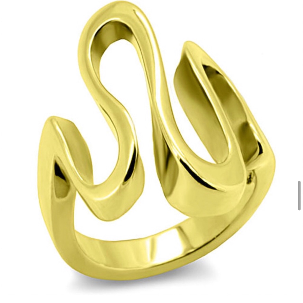 The Stainless Steel Ring Gold Plated